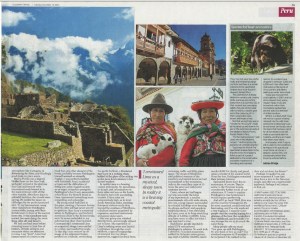 Peru Paddington Telegraph article second page