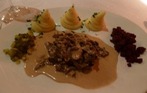 Stroganoff at Bellevue, Helsinki. Retro!