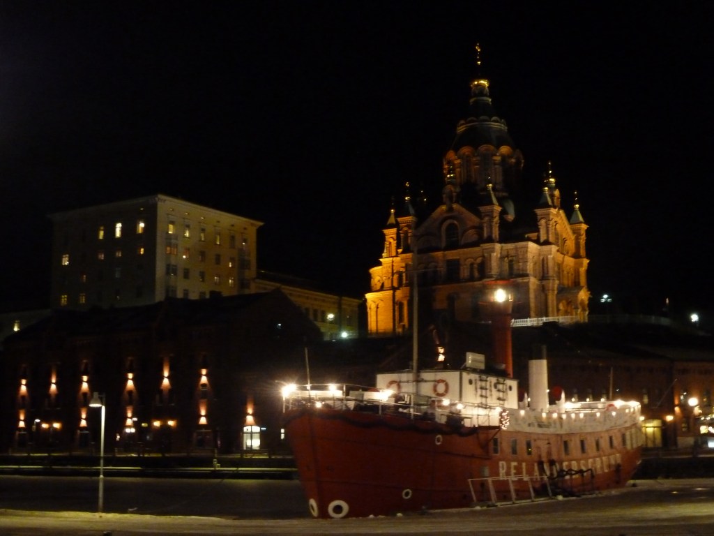 Uspenski Cathedral on Katajanokka, as viewed from the 