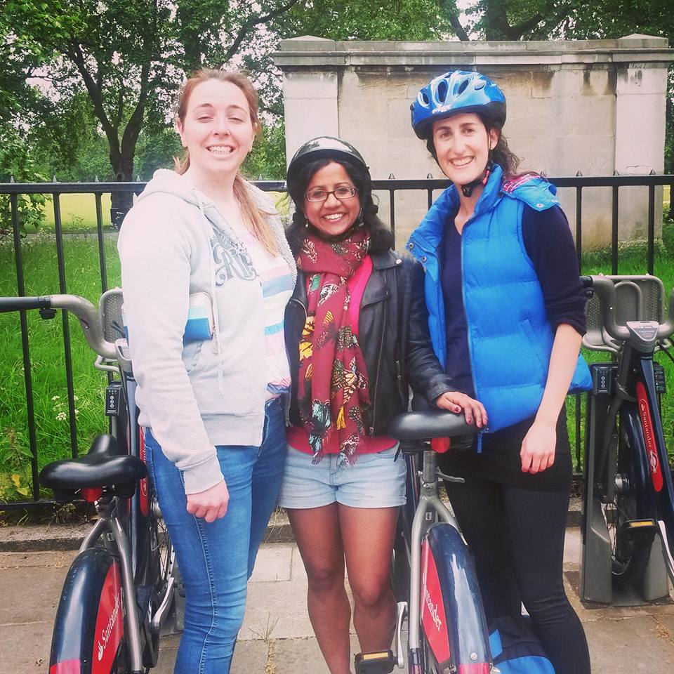 My three willing volunteers